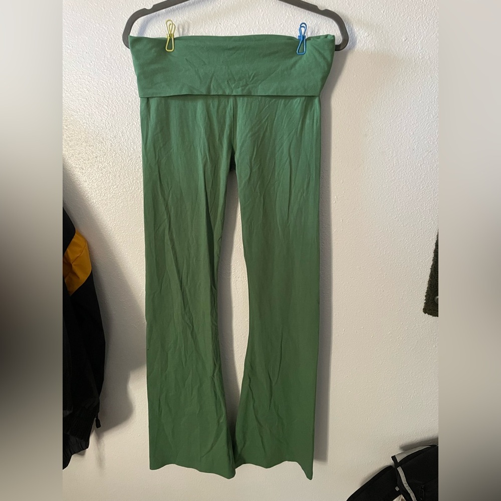 PINK Victoria's Secret Green Leggings